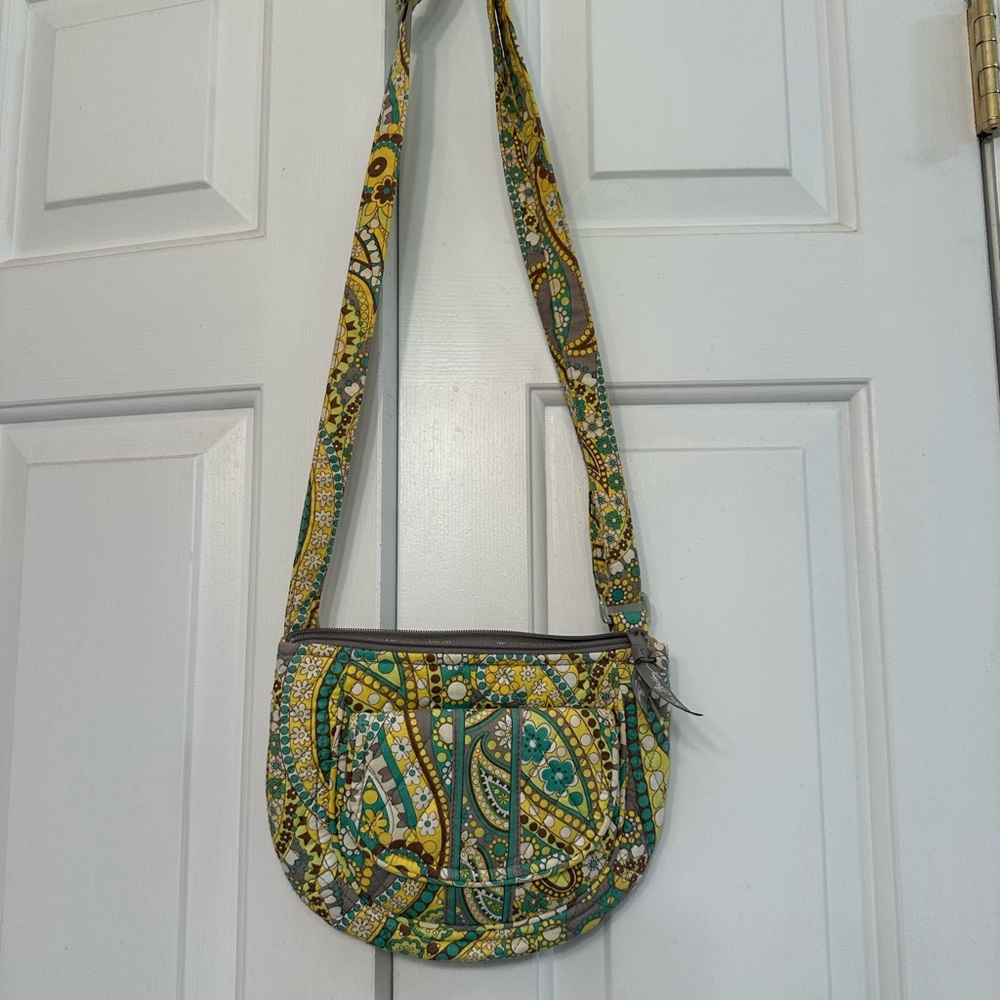 Vera Bradley Lemon Parfait small crossbody